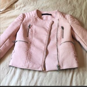 Zara leather jacket